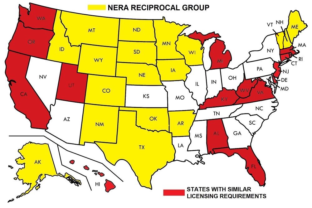 NERA Members Map